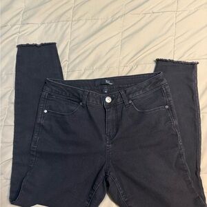 1822 Denim Black Skinny Jeans Smooth Stretchy Fit